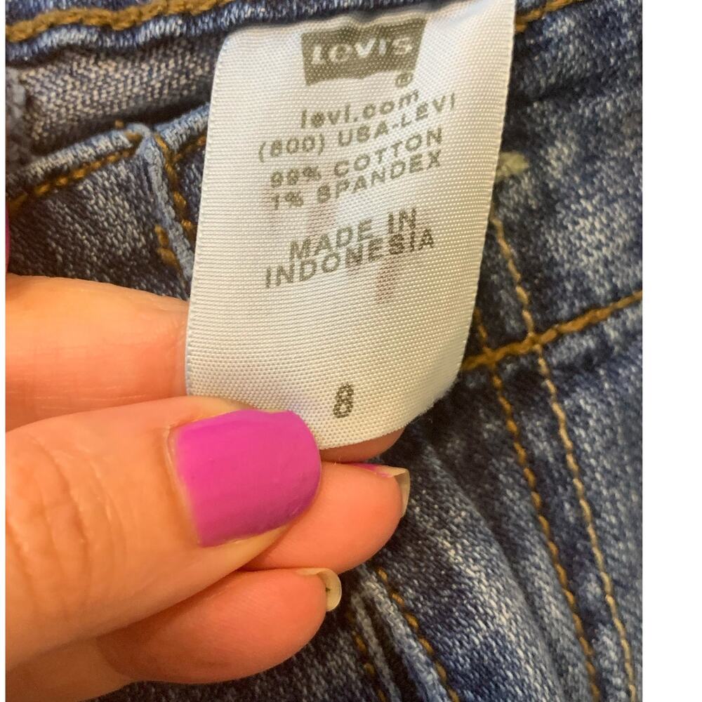 Levi's 515 capri jeans size 8 - Picture 4 of 11